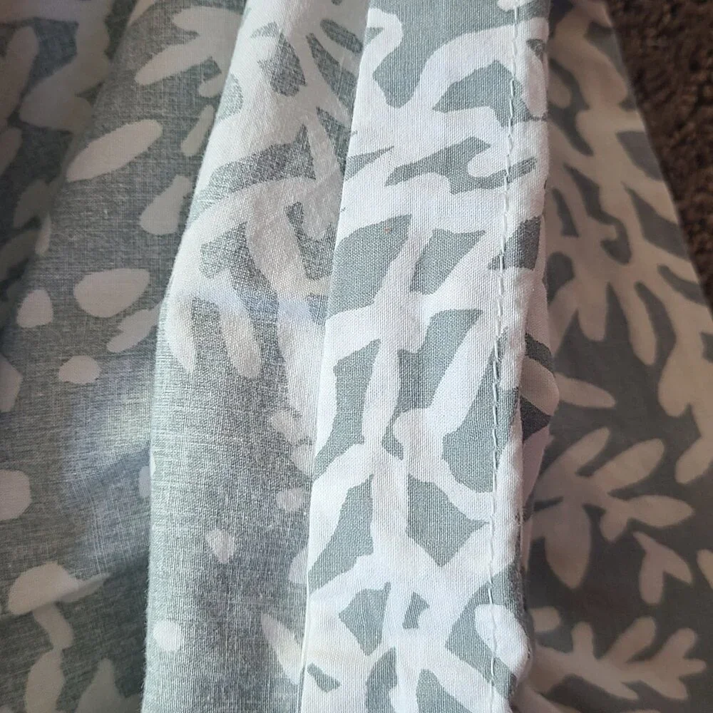 West Elm Queen duvet and shams